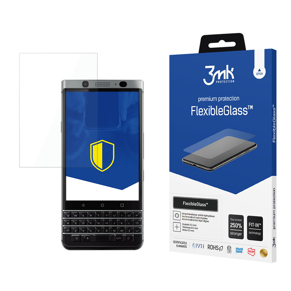 3mk FlexibleGlass – tālruņa ekrāna aizsargs modelim BlackBerry KeyOne