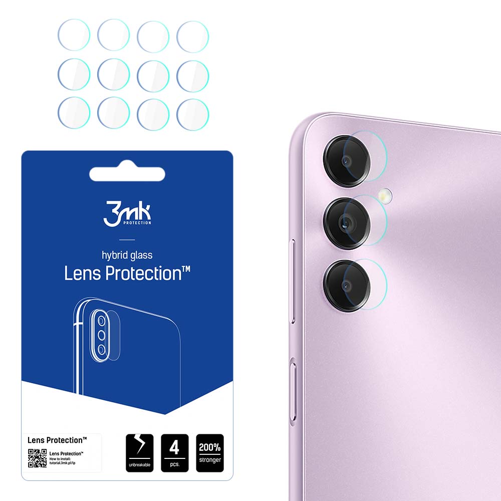 3mk Lens Protection – kameras objektīva aizsargs modelim Samsung Galaxy A05s