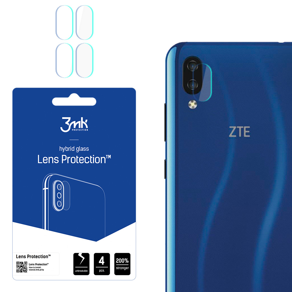 3mk Lens Protection – kameras objektīva aizsargs modelim ZTE Blade A5 2020
