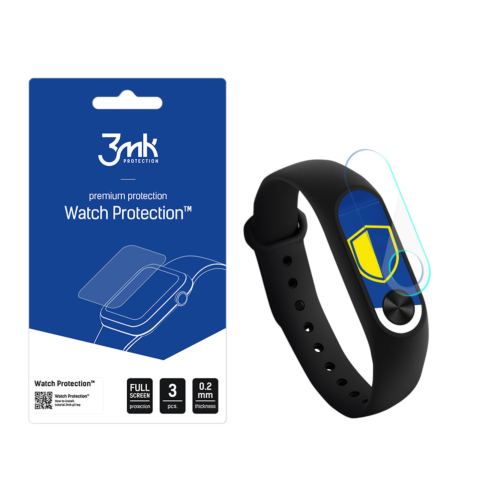 3mk Watch Protection ARC – viedpulksteņa ekrāna aizsargs modelim Xiaomi Mi Band 2