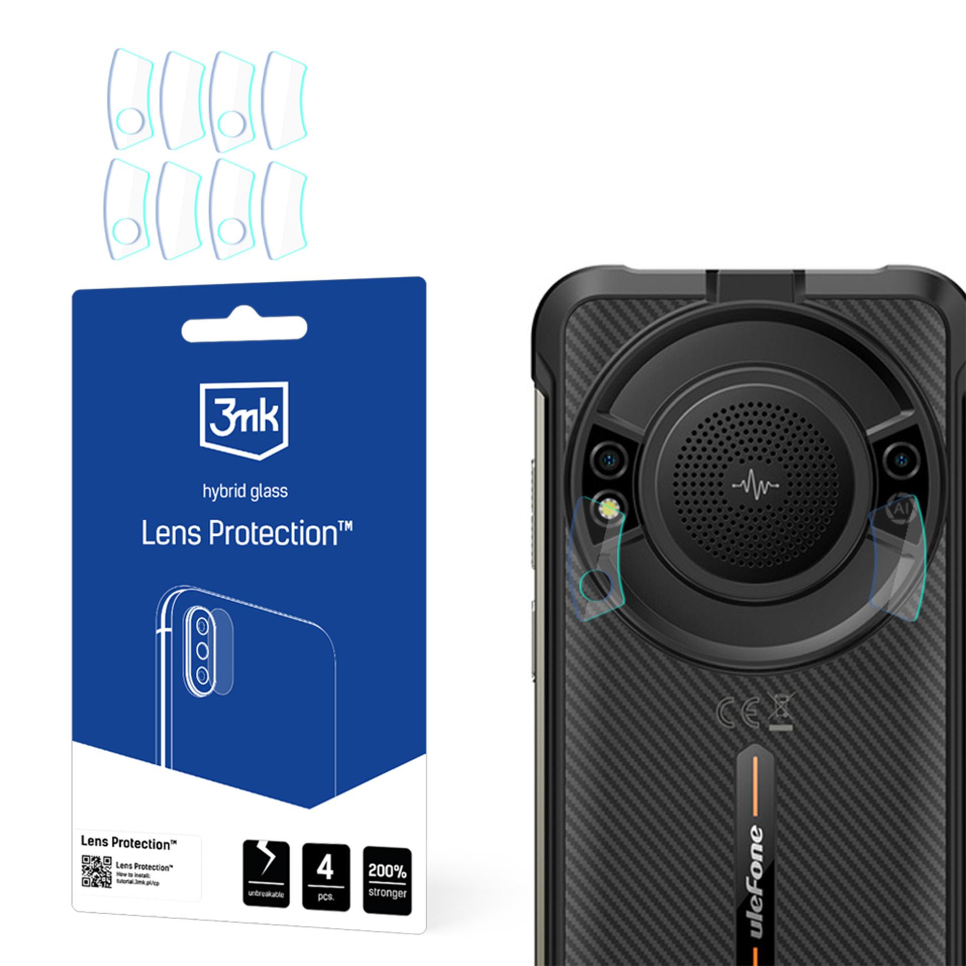 3mk Lens Protection – kameras objektīva aizsargs modelim Ulefone Power Armor 16 Pro / 16S