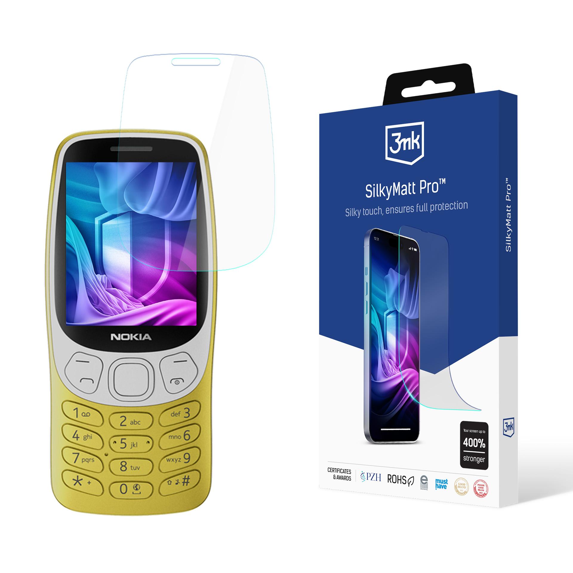 3mk Silky Matt Pro – tālruņa ekrāna aizsargs modelim Nokia 3210 4G