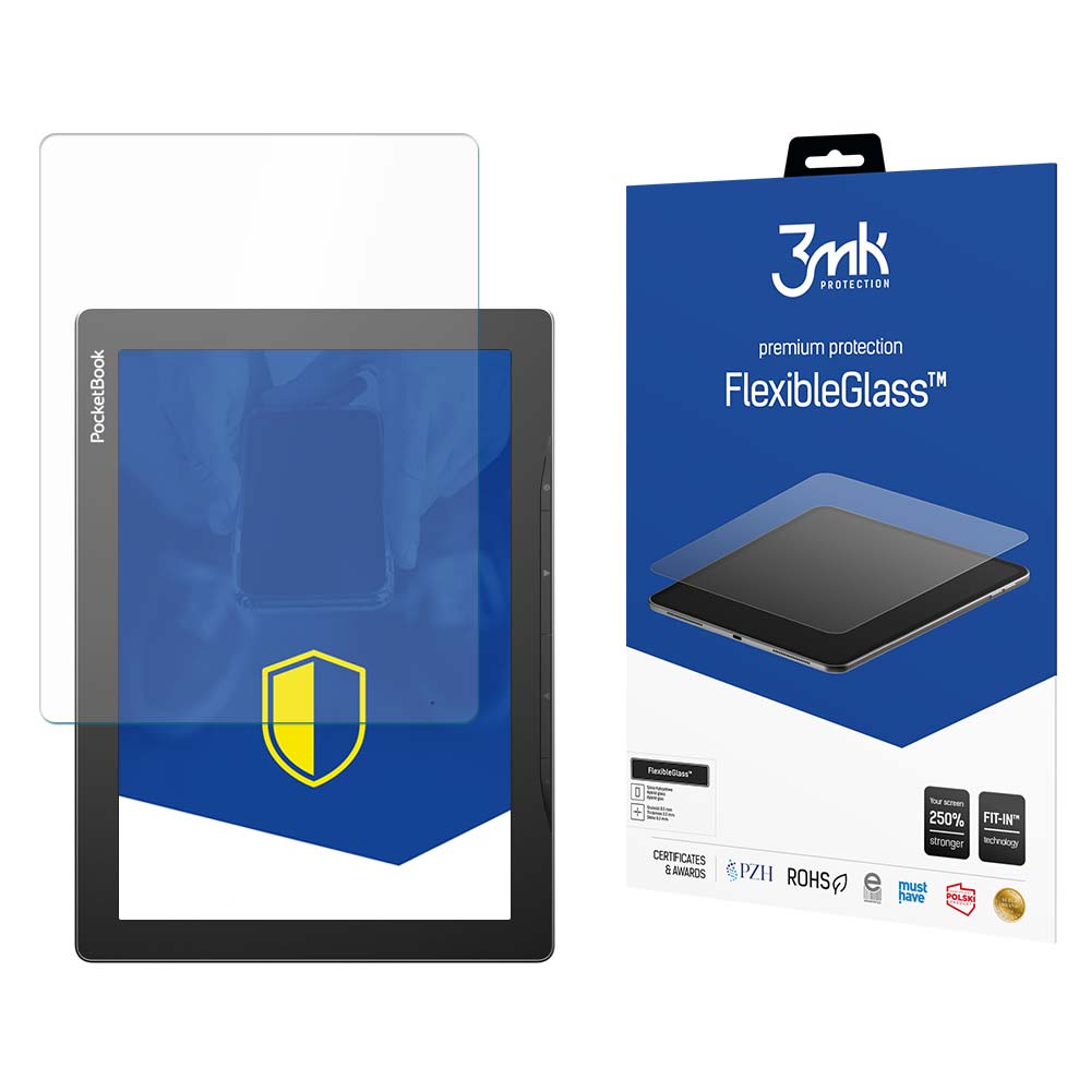 3mk FlexibleGlass (līdz 11") – planšetdatora ekrāna aizsargs modelim PocketBook InkPad Lite 970