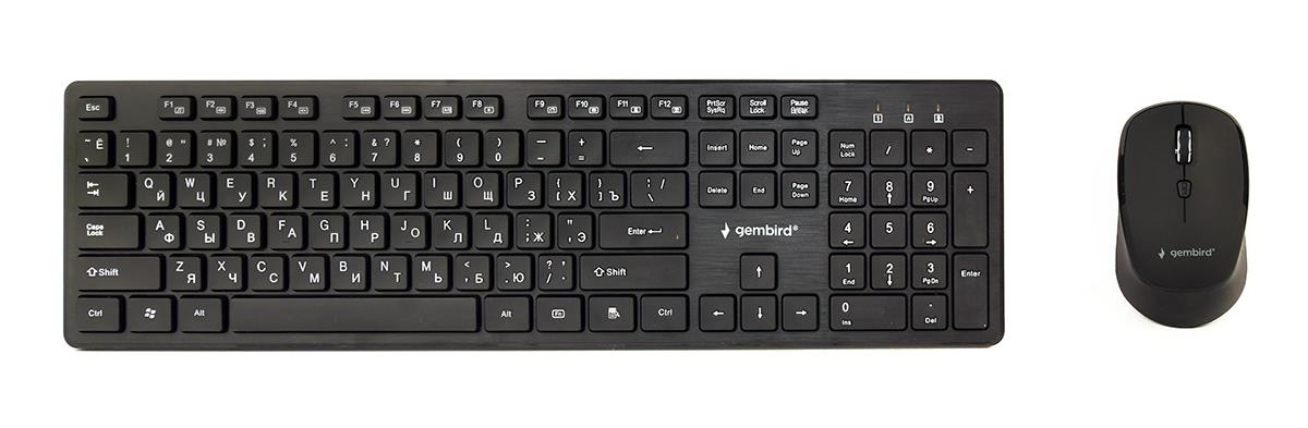 Gembird bezvadu tastatūras un peles komplekts
