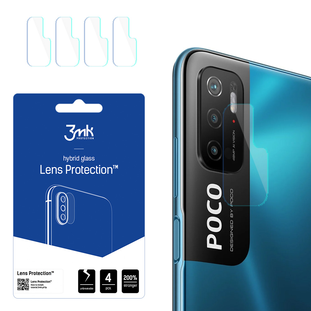 3mk Lens Protection – kameras objektīva aizsargs modelim Xiaomi POCO M3 Pro 5G