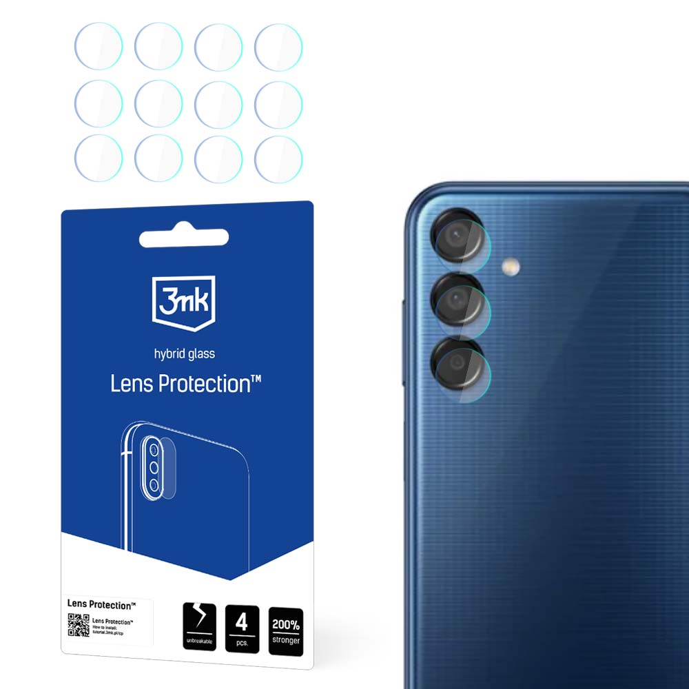 3mk Lens Protection™ hibrīdais kameras stikls Samsung Galaxy M15 5G