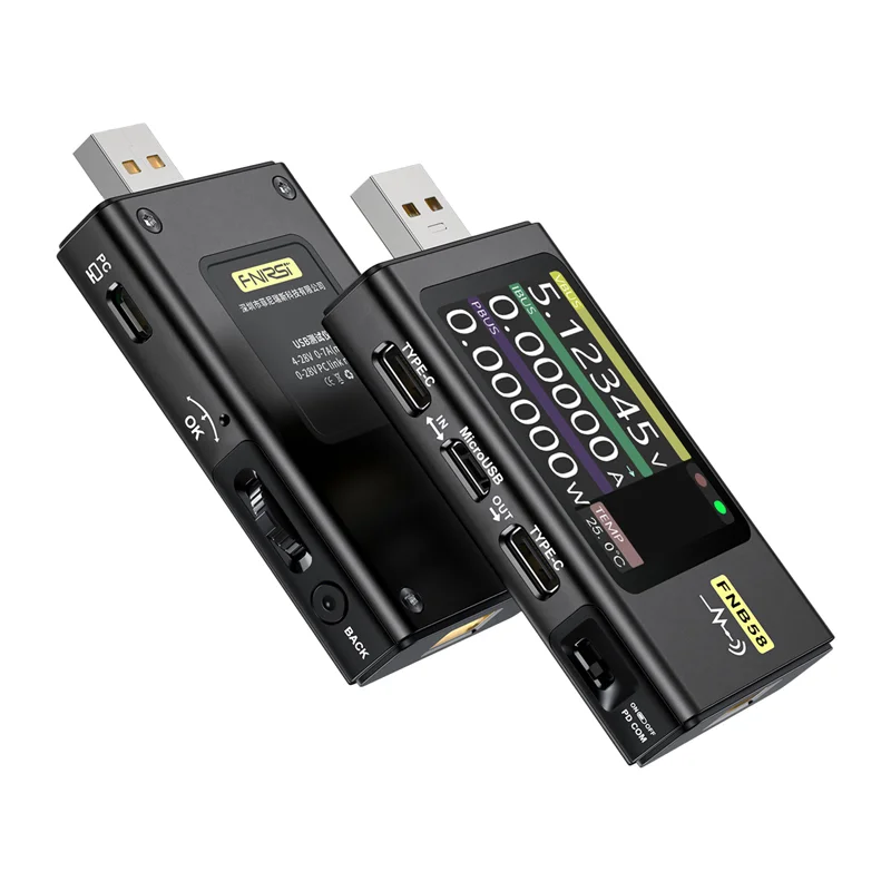 FNIRSI FNB58 USB Port Tester, Black