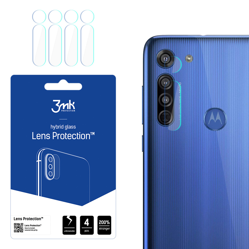 3mk Lens Protection – kameras objektīva aizsargs modelim Motorola Moto G8