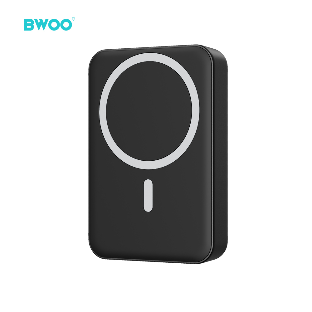 BWOO 20W 10000 mAh ārējais akumulators, melns
