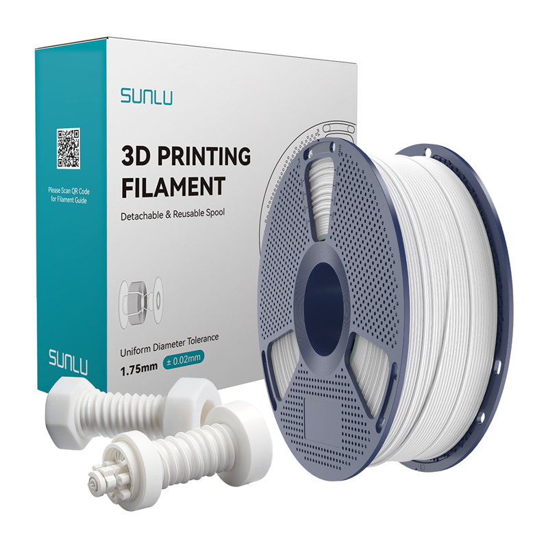 Sunlu ātrdarbīgās drukas ABS filaments, balts