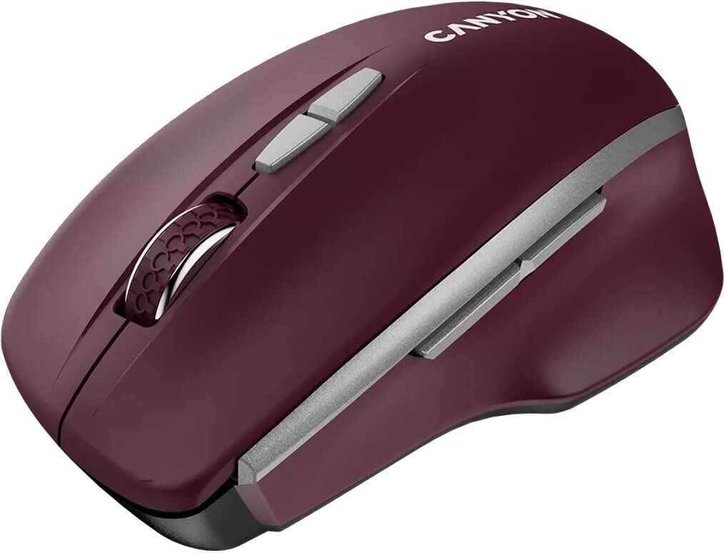 CANYON MW-21 bezvadu BT pele, 1200 dpi, sarkana