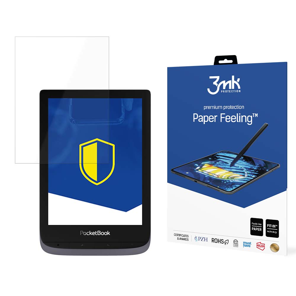 3mk FlexibleGlass (līdz 8.3") – planšetdatora ekrāna aizsargs modelim PocketBook Touch HD 3
