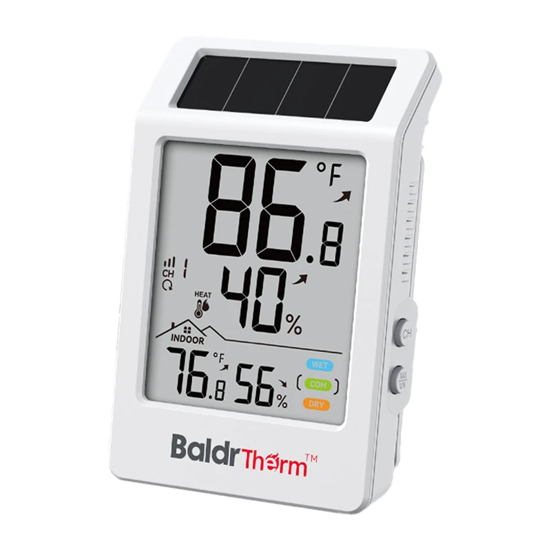 BALDRTHERM B0707 ar saules enerģiju darbināms termohigrometrs