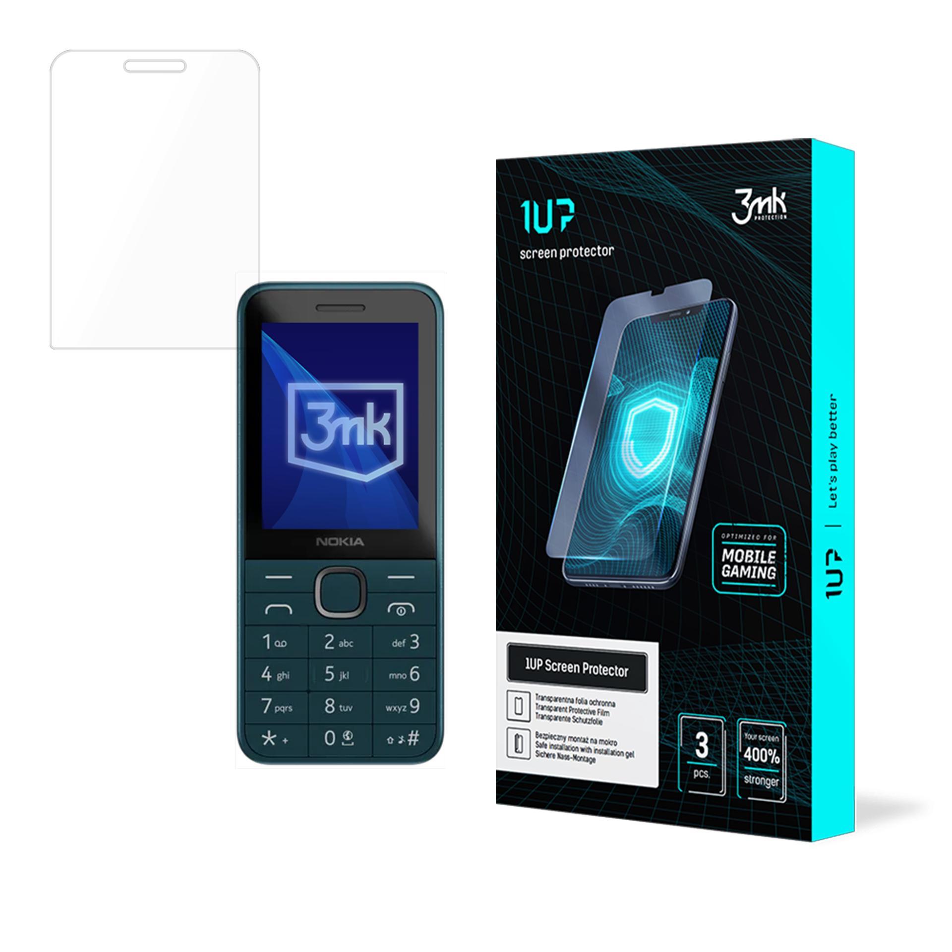 3mk 1UP – tālruņa ekrāna aizsargs modelim Nokia 225 4G (2024)