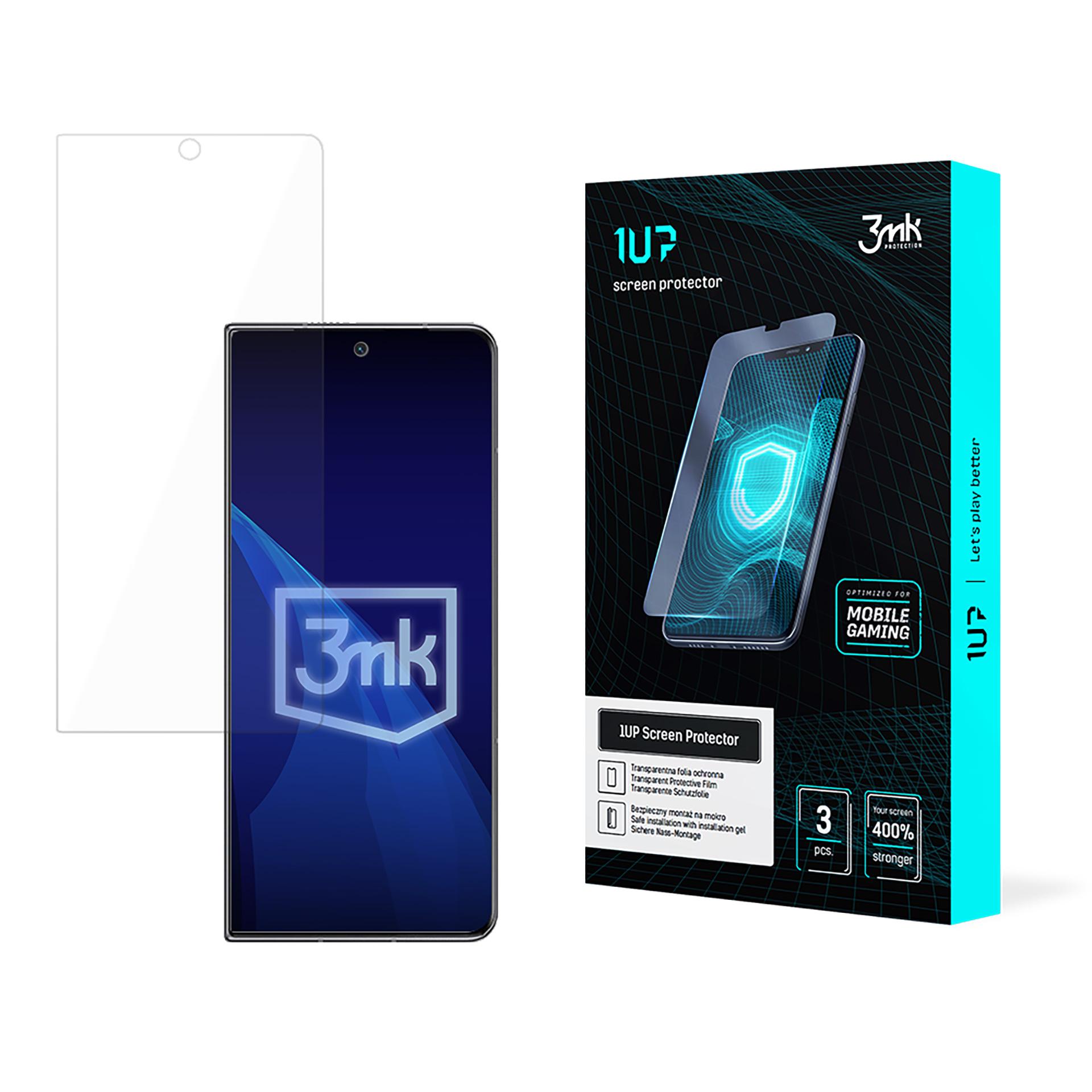 3mk 1UP – tālruņa ekrāna aizsargs modelim Tecno Phantom V Fold2 (front)