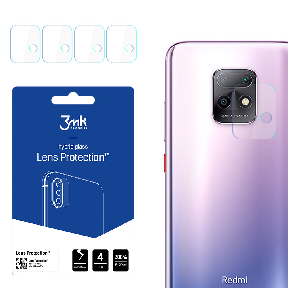 3mk Lens Protection – kameras objektīva aizsargs modelim Xiaomi Redmi 10X 5G