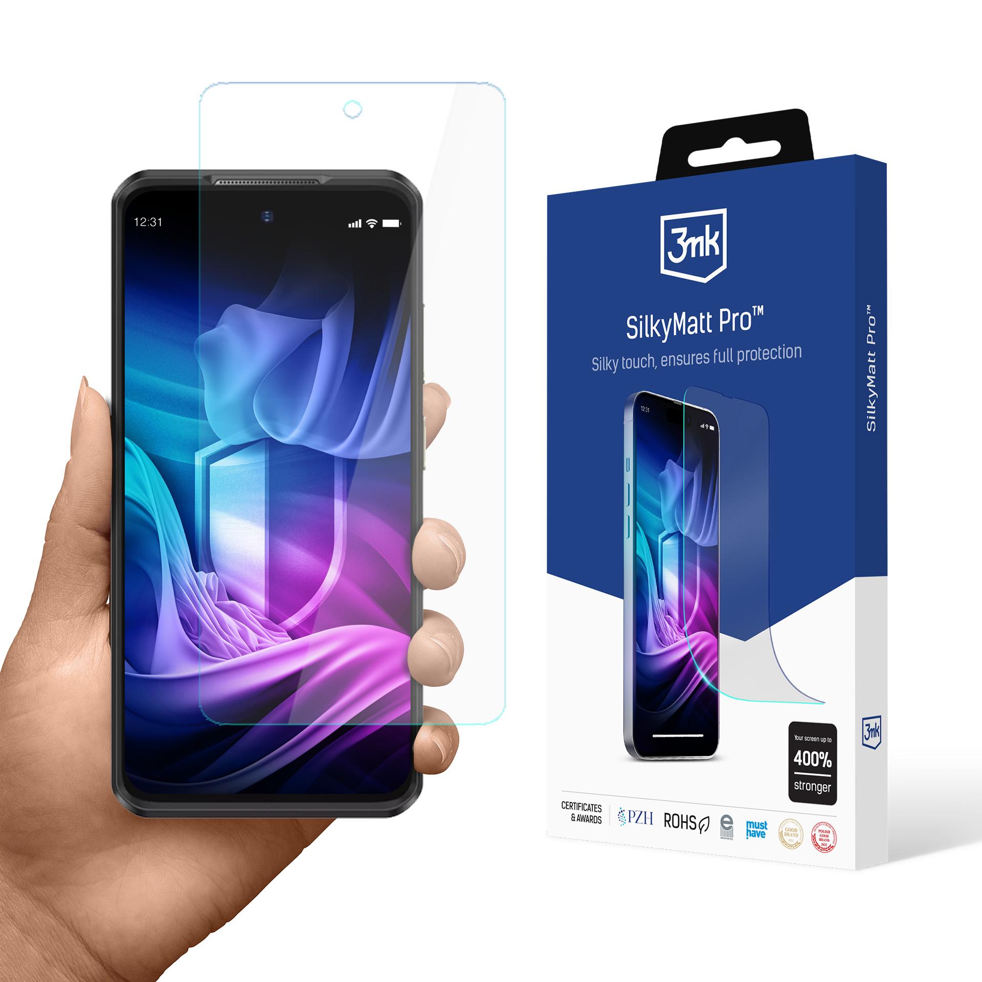 3mk Silky Matt Pro – tālruņa ekrāna aizsargs modelim Ulefone Armor 25T / 25T Pro