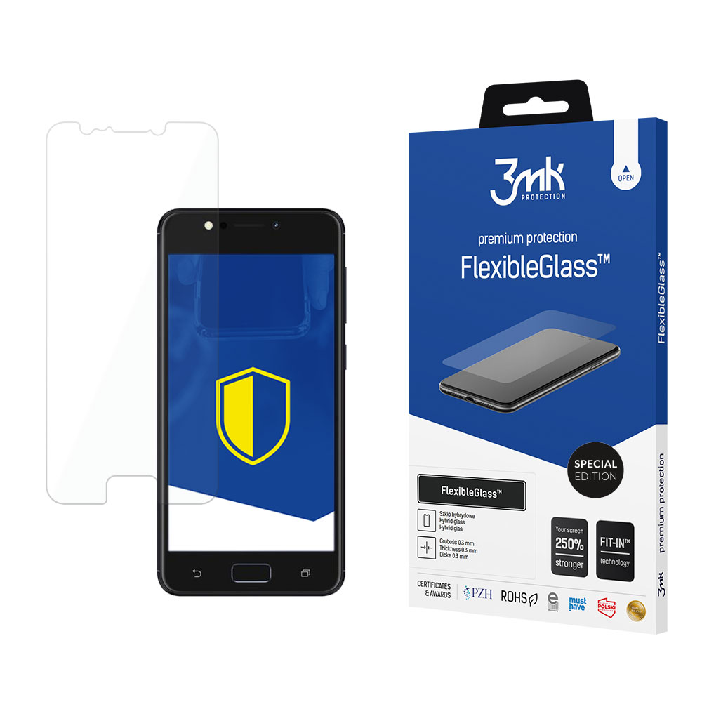 3mk FlexibleGlass Special Edition – tālruņa ekrāna aizsargs modelim Asus Zenfone 4 Max ZC520KL