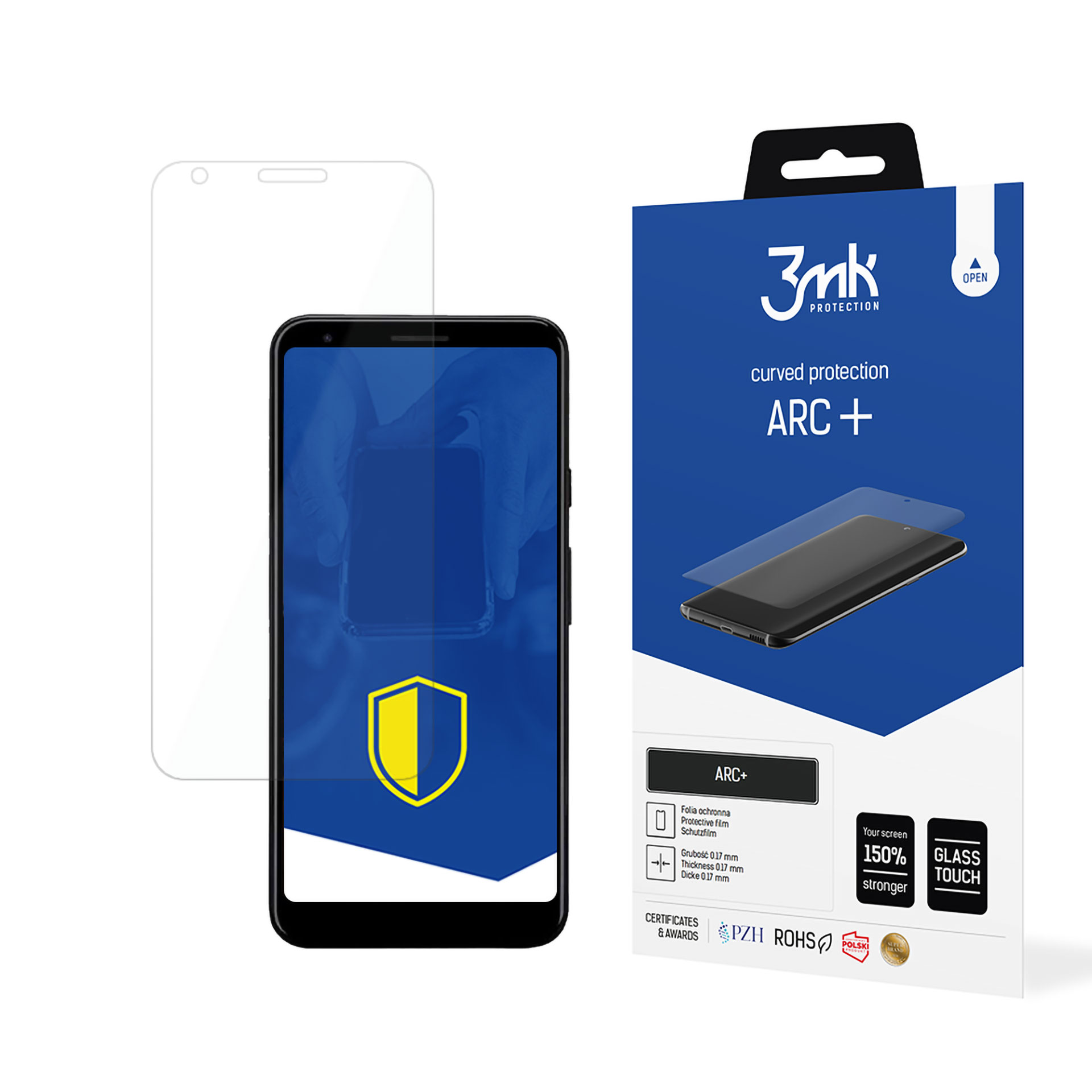 3mk ARC+ – tālruņa ekrāna aizsargs modelim Google Pixel 3a XL