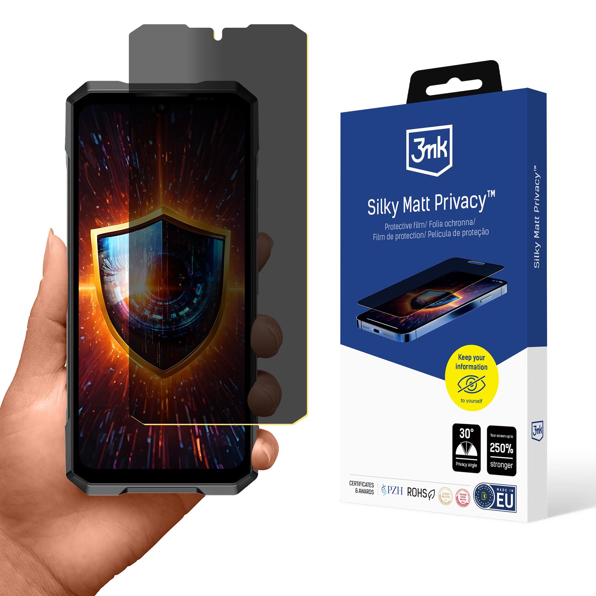 3mk Silky Matt Privacy – privātuma ekrāna aizsargs modelim Doogee Blade GT