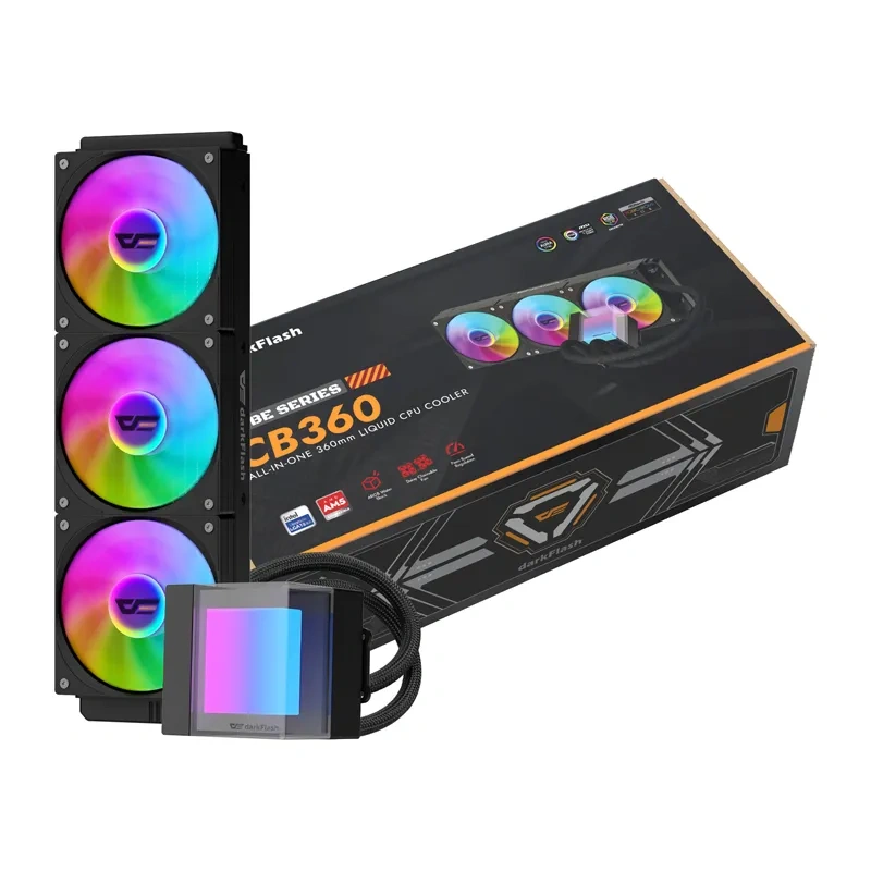 DarkFlash CB360 šķidruma CPU dzesētājs (krāsa: melna)
