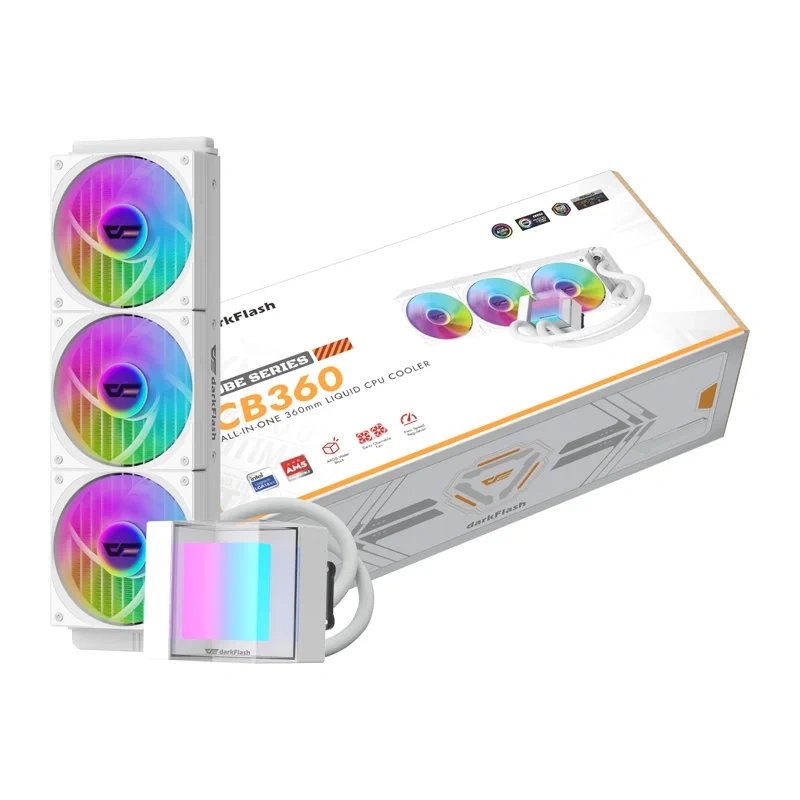 Darkflash CB360 procesora dzesētājs (krāsa: balta)