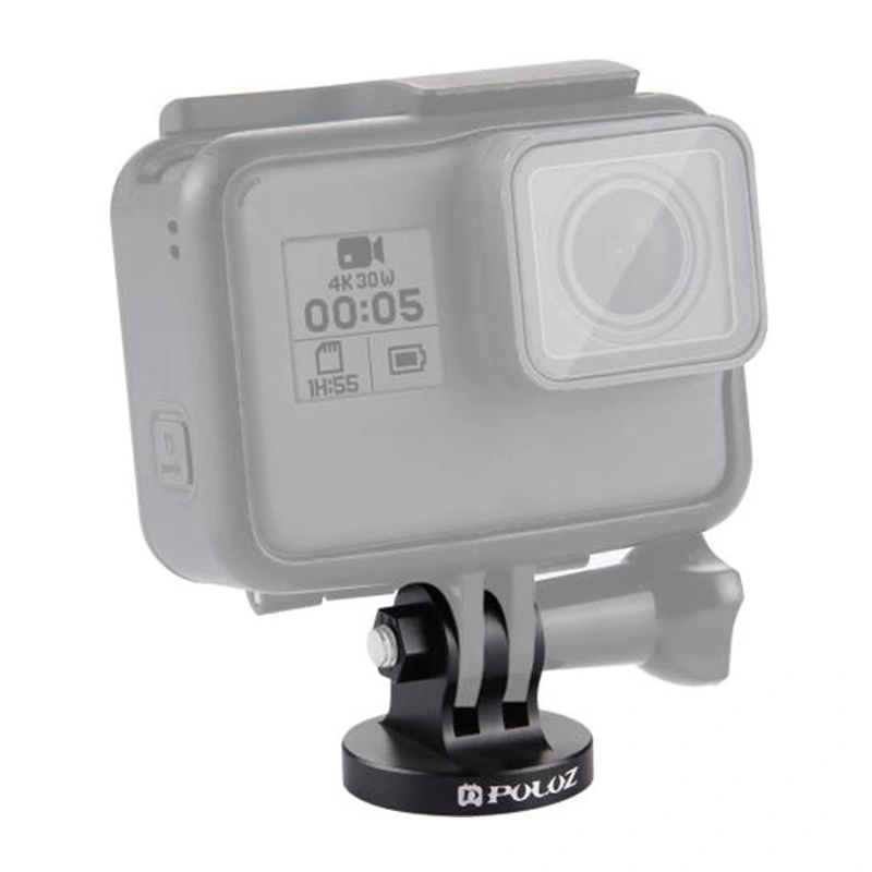 Puluz stiprinājums darbības kamerām ar 1/4" CNC vītni (melns)