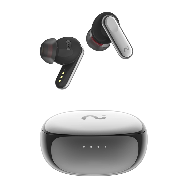 VIAIM Nano+ AI austiņas ar balss ierakstītāju (sudraba krāsā)