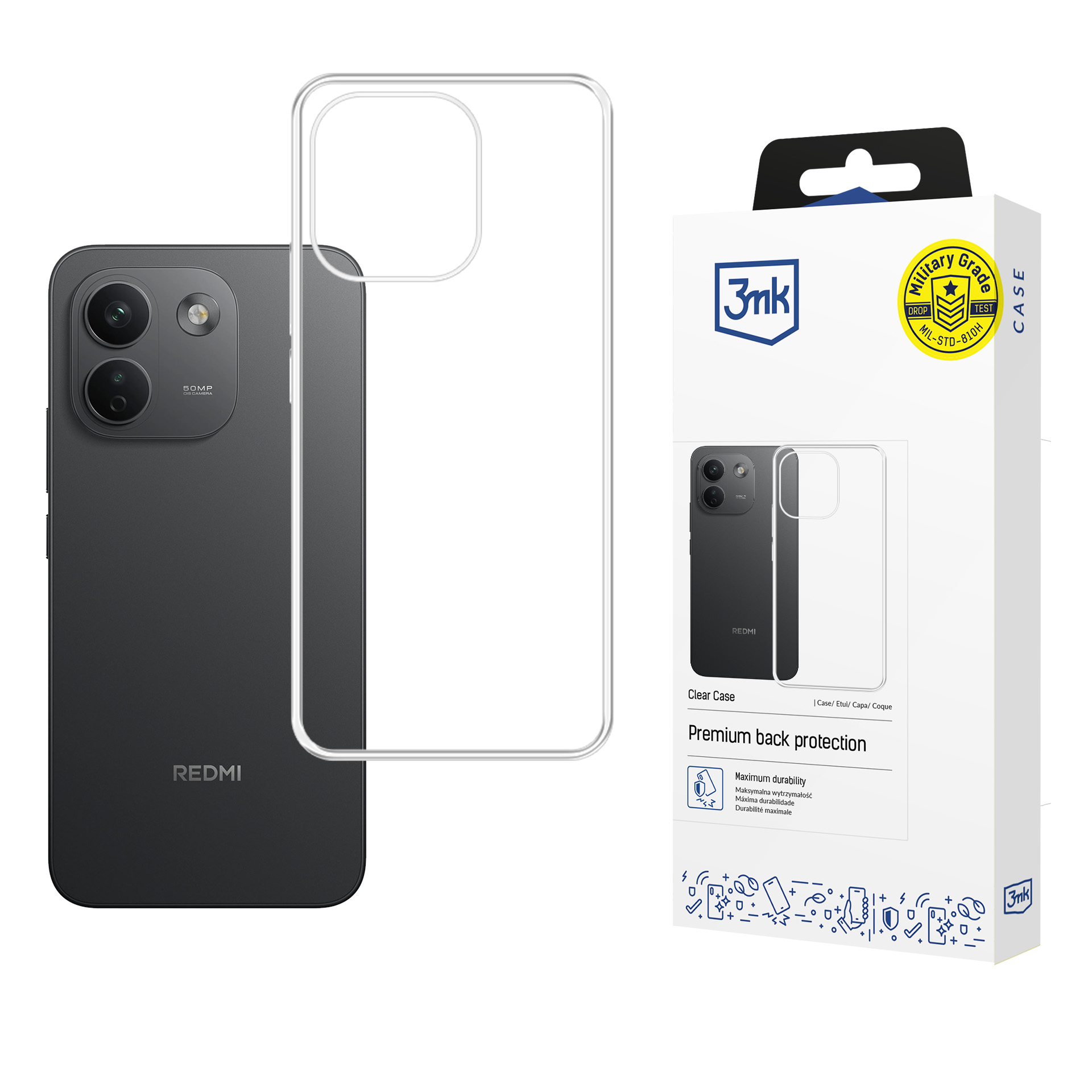 Redmi Note 17 Pro Max 5G/ Note 17 Pro+ 5G – 3mk Clear Case