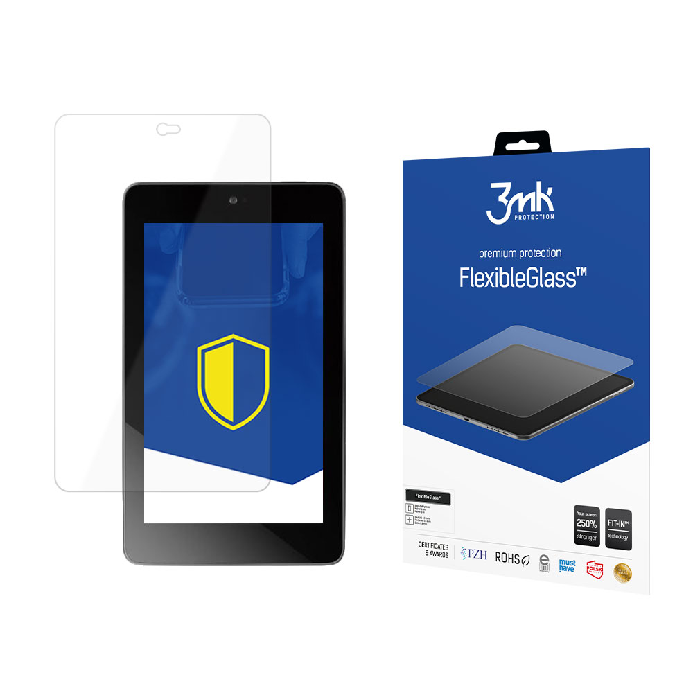 3mk FlexibleGlass (līdz 8.3") – planšetdatora ekrāna aizsargs modelim Asus Nexus 7