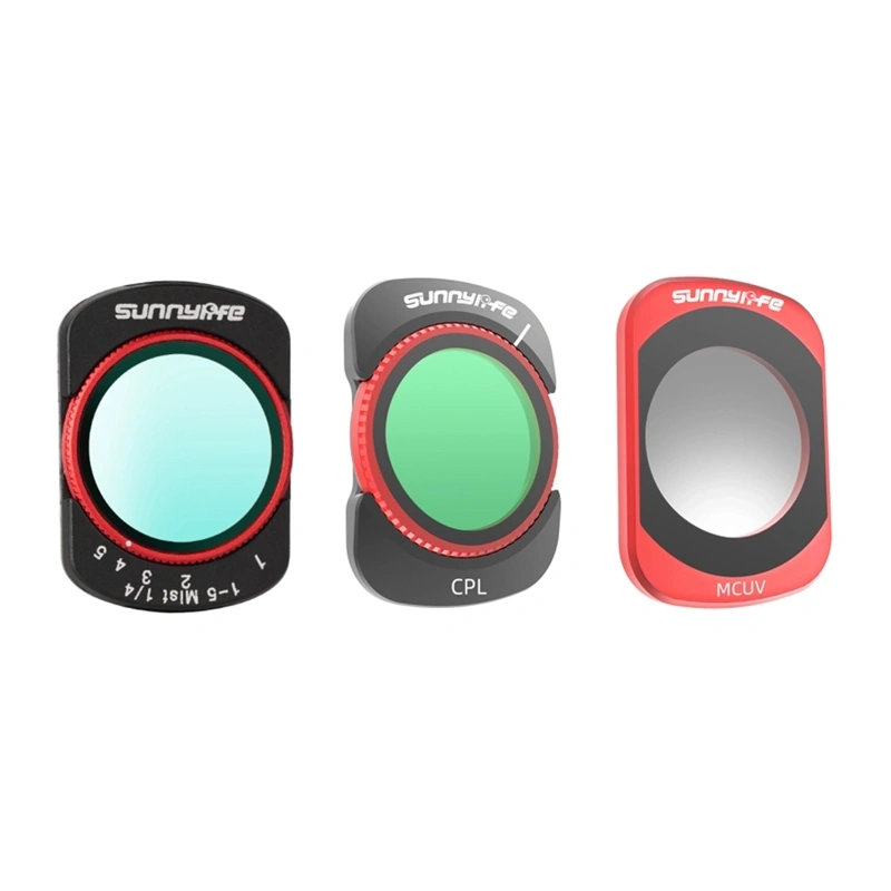 Sunnylife filtru komplekts Osmo Pocket 4 un Pocket 3: VND2-32, CPL, MCUV un Black Mist 1/4