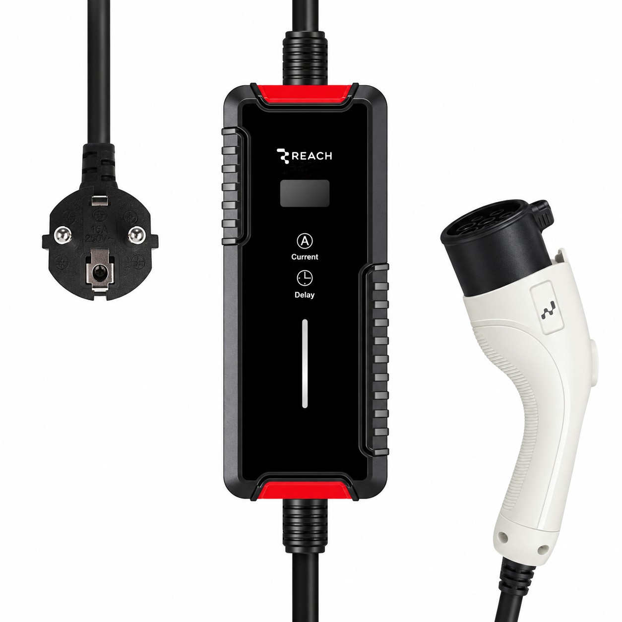 Зарядное устройство для электромобиля Reach PEVC1, 220 В, GB/T, 16 А, 3,5 кВт, 5 м