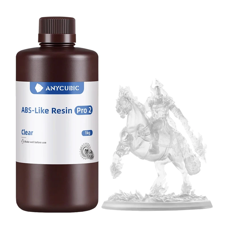 ANYCUBIC ABS tipa sveķi Pro 2 (krāsa: caurspīdīga)
