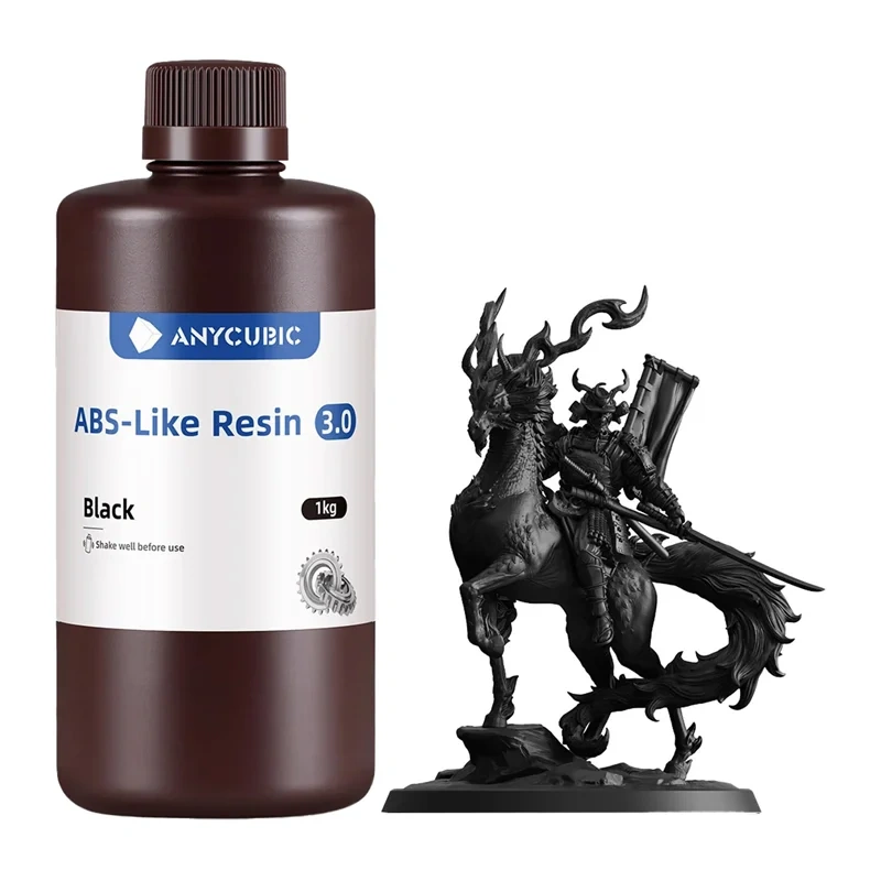 ANYCUBIC ABS tipa sveķi 3.0 (krāsa: melna)