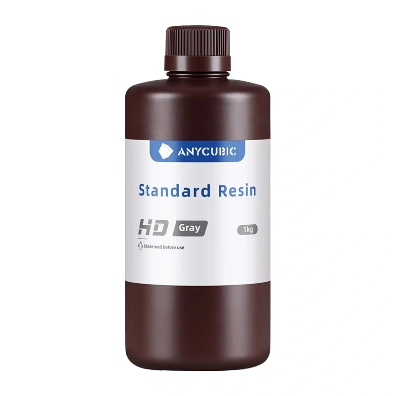 ANYCUBIC Standard Resin HD standarta sveķi, pelēki