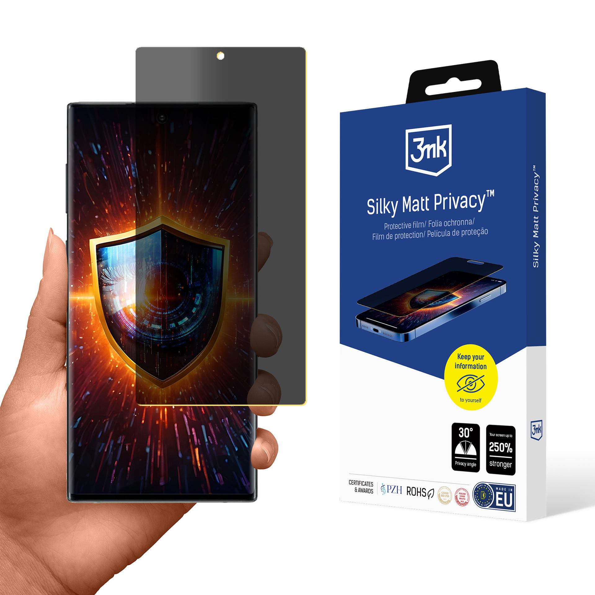 3mk Silky Matt Privacy – privātuma ekrāna aizsargs modelim Samsung Galaxy Note 10