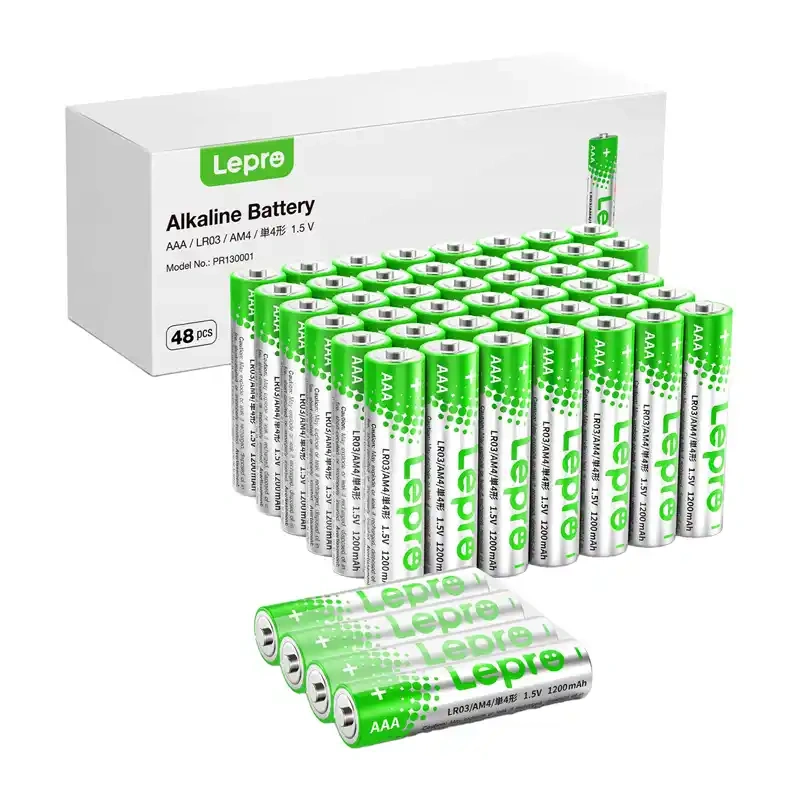 LEPRO 130001-48 AAA R3 sārma baterijas, 48 gab. iepakojums