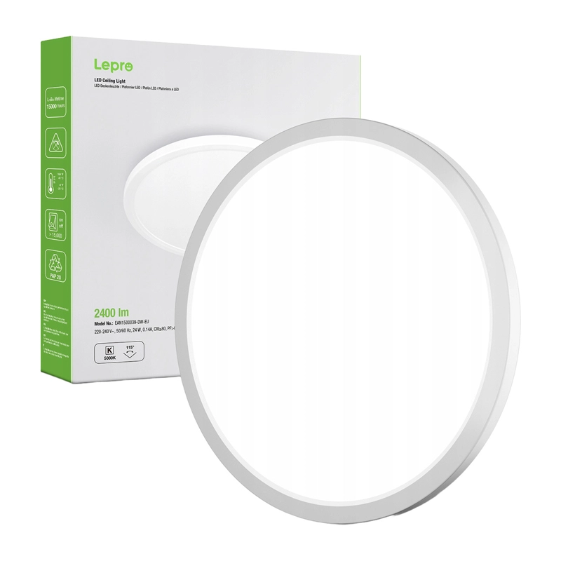 LEPRO 1500039-DW-EU 24W 2400lm griestu lampa