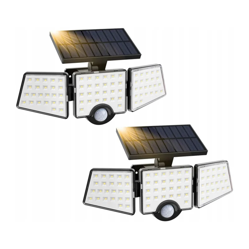 LEPRO 640003-DW-a-2 saules ielas lampa ar kustības un krēslas sensoriem (2 gab. iepakojums)