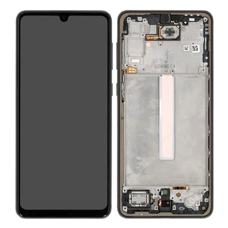 LCD screen Samsung A336 A33 5G  with touch screen and frame original Awesome Black (service pack)