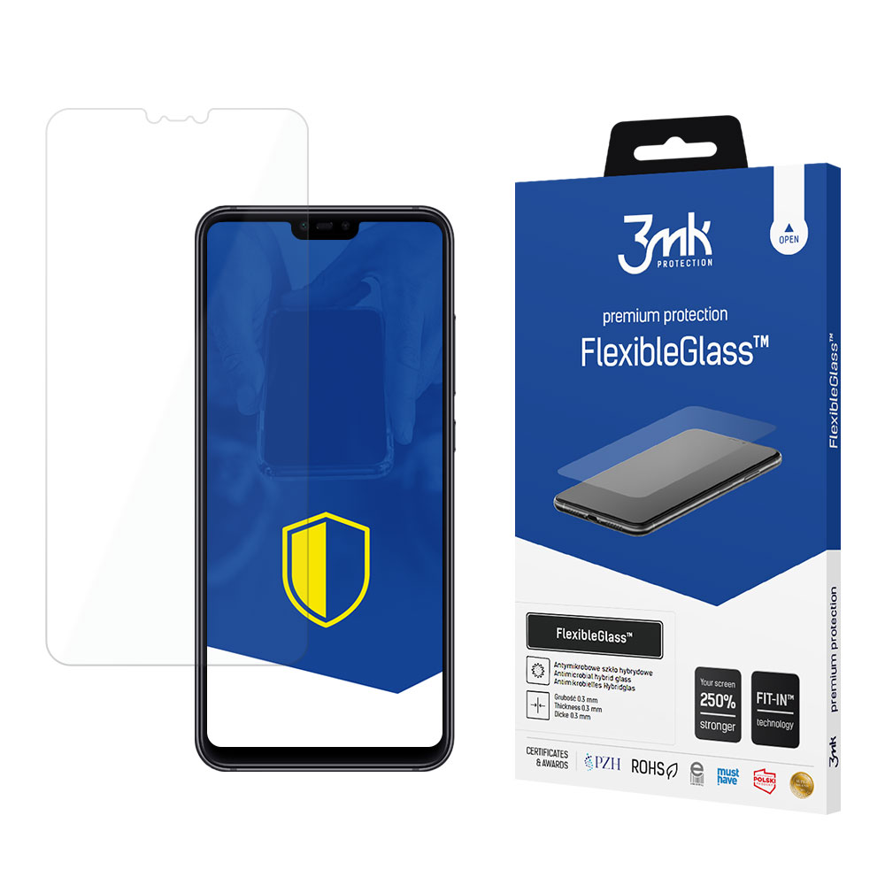 3mk FlexibleGlass – tālruņa ekrāna aizsargs modelim Xiaomi Mi8 Lite Global