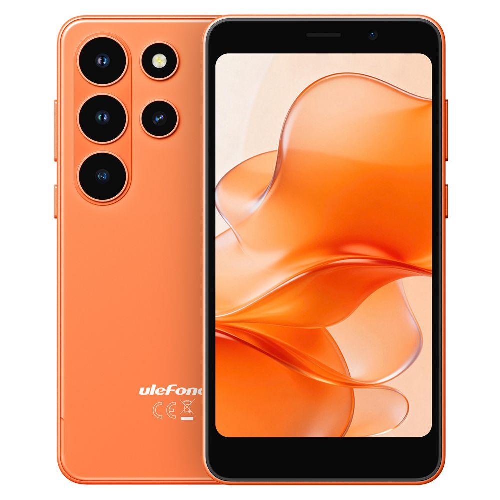 Ulefone Note 22 mobilais tālrunis, 3 / 32 GB, kosmiski oranžs