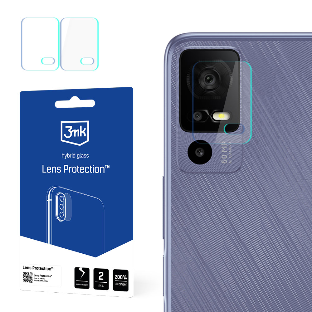 3mk Lens Protection – kameras objektīva aizsargs modelim TCL 40R 5G