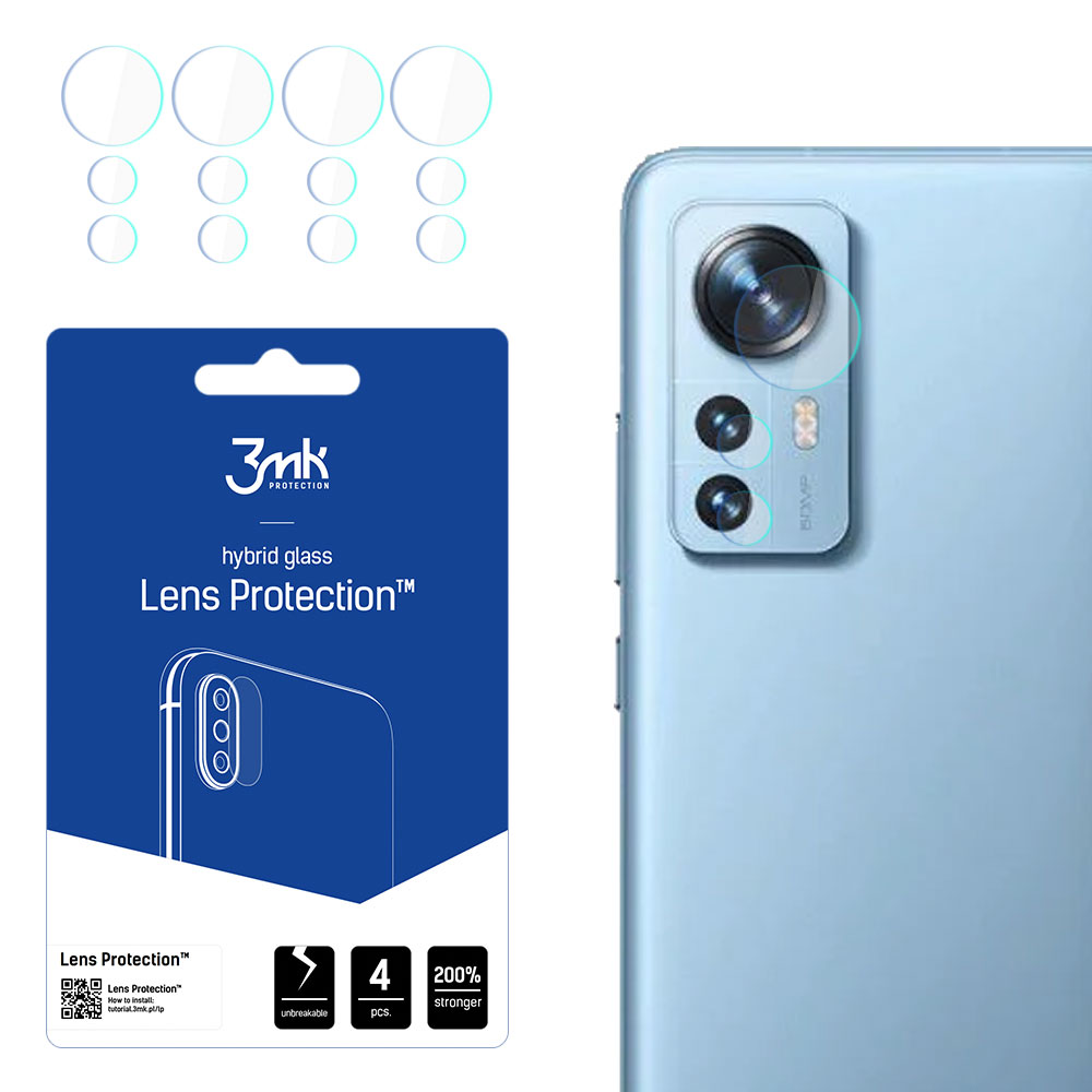3mk Lens Protection – kameras objektīva aizsargs modelim Xiaomi 12 Pro