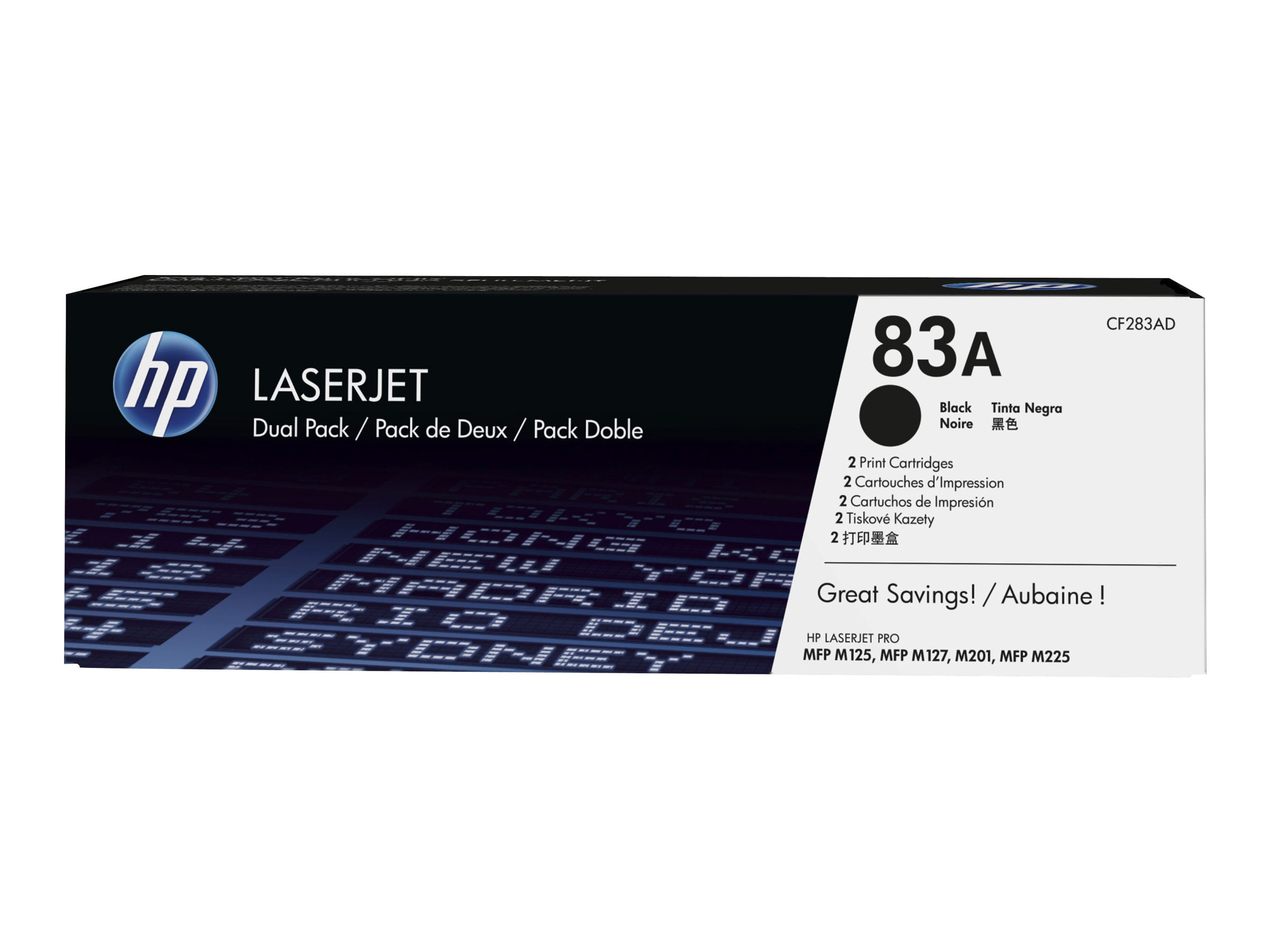Oriģinālo HP 83A LaserJet tonera kasetņu