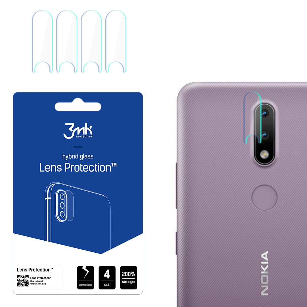 3mk Lens Protection – kameras objektīva aizsargs modelim Nokia 2.4