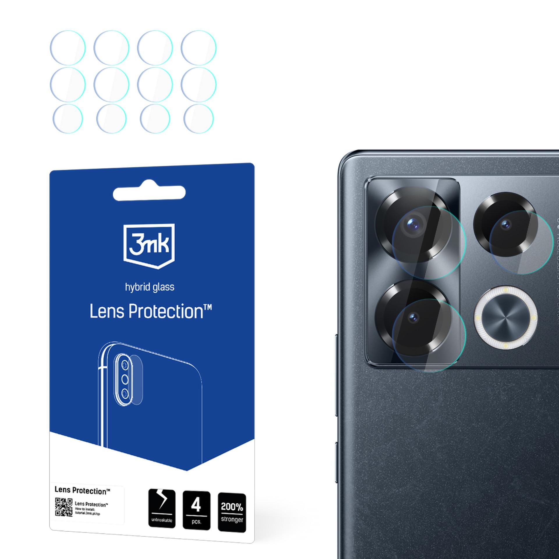3mk Lens Protection – kameras objektīva aizsargs modelim Infinix Note 40 Pro+