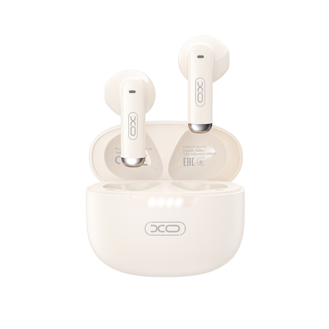 XO G50 TWS Bluetooth bezvadu austiņas, smilškrāsas