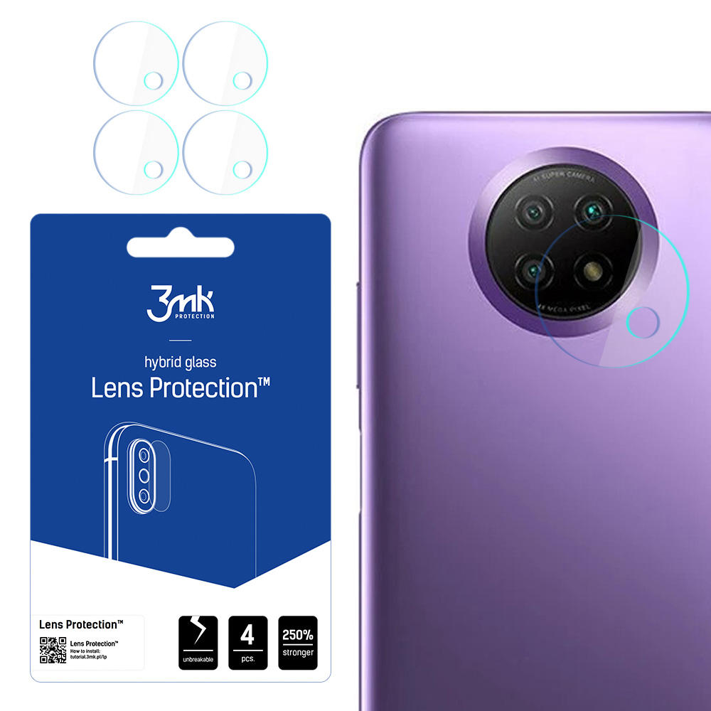 3mk Lens Protection – kameras objektīva aizsargs modelim Xiaomi Redmi Note 9 5G