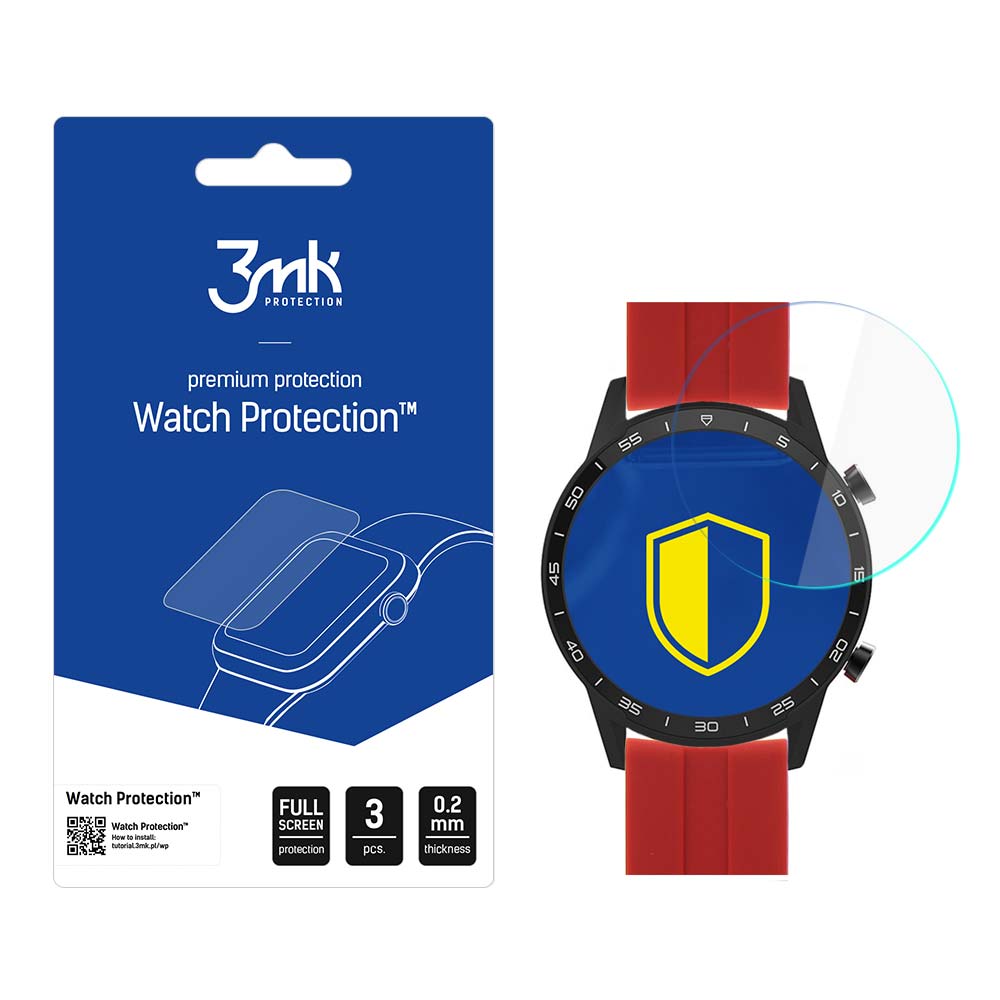 3mk Watch Protection FlexibleGlass – viedpulksteņa ekrāna aizsargs modelim Vector Smart VCTR-32-22BK RD 45mm